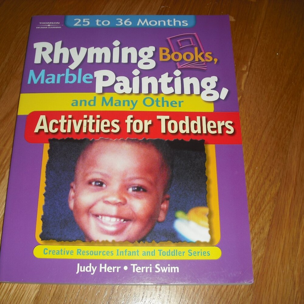 Rhyming Books, Marble Painting, and Many Other Activities for Toddlers by Herr